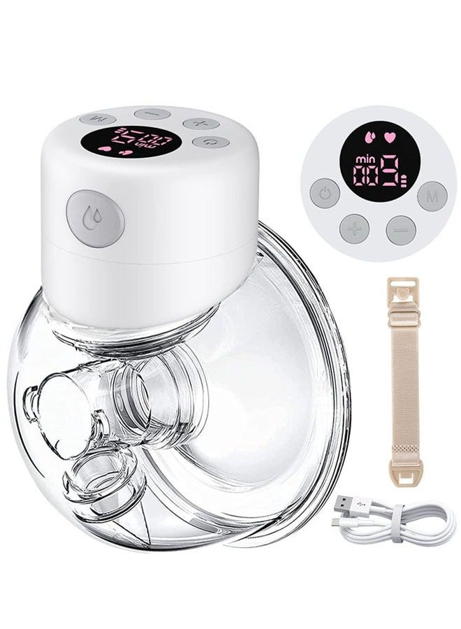 Portable Wireless Breast Pump with 2 Modes and 9 Levels, Digital Display and Smart Timer, Rechargeable - Image 2